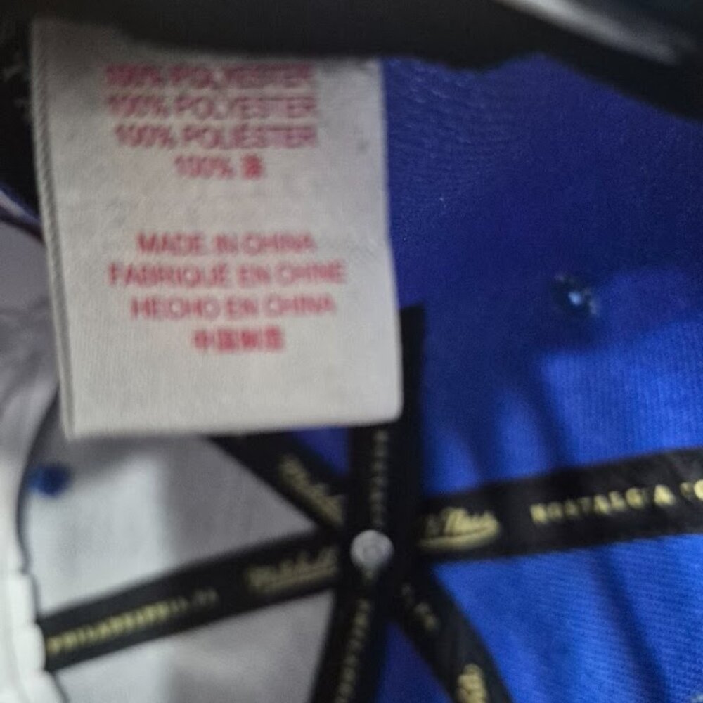Mitchell & Ness NY Knicks Oversweep Snap Cap Blue One Size 50th Aniversary New - Picture 10 of 12